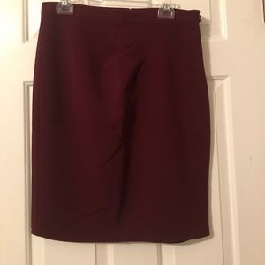 Maroon skirt